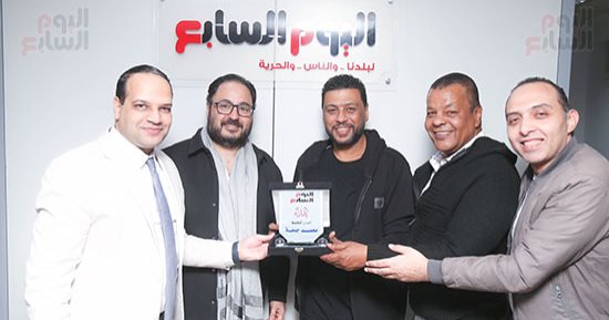 اليوم السابع يكرم الفنان محمد جمعة بعد نجاحه فى مسلسل فن الحرب.. صور