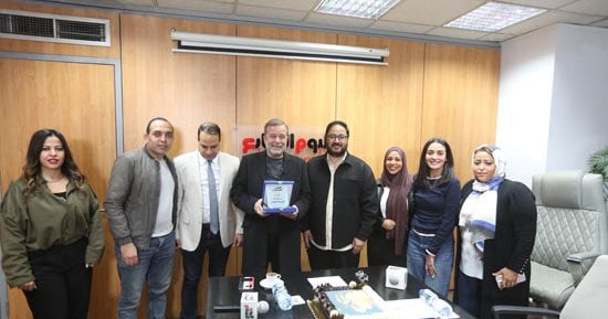 اليوم السابع يكرم النجم شريف منير بعد نجاحه فى مسلسل رأس الأفعى.. صور 