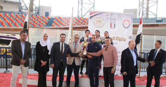 تنظيم مميز لبطولة الجمهورية لدراجات المضمار فى حضور الخبير الإيطالى