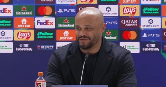 كومباني: نستعد لأفضل نسخة من ريال مدريد.. ونذهب إلى برنابيو من أجل الفوز