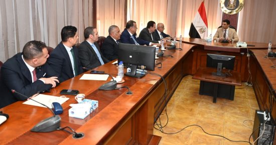 وزير الصناعة يبحث سبل تعظيم الاستفادة من الخامات التعدينية
