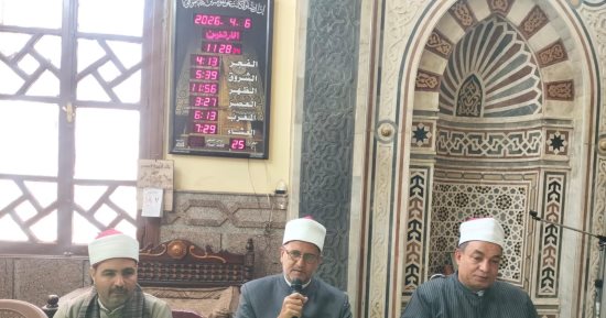 مدير أوقاف سوهاج يشدد على ترشيد الكهرباء والمياه داخل المساجد