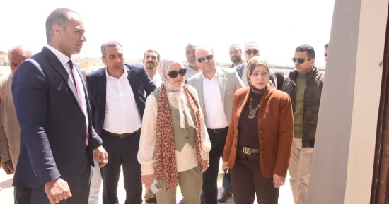 نائب محافظ الإسكندرية تتفقد السوق الحضارى بقرية بهيج ومجمع الخدمات ببرج العرب