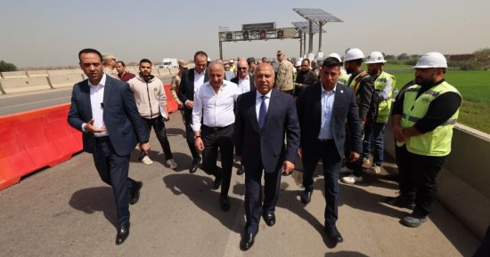 وزير النقل يتفقد مشروع منظومة النقل الذكى بطريق شبرا ـ بنها الحر لمتابعة معدلات التنفيذ