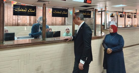 محافظ الجيزة يتفقد المركز التكنولوجى بالعجوزة لمتابعة سير العمل