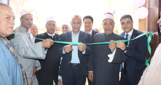 افتتاح مسجدين بقريتى بني غنيم وقاي ببنى سويف