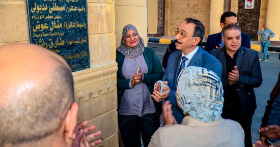 محافظ سوهاج يفتتح بوابة المدخل الغربى فى العيد القومى المحافظة