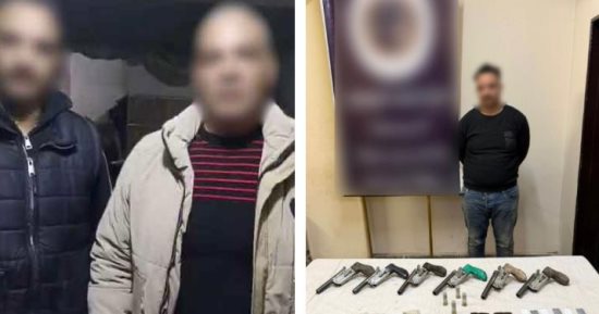 ضبط نجل صاحب فيديو ادعاءات الشرقية متلبسا بـ6 أسلحة نارية ومخدرات