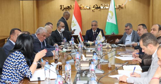 محافظ الجيزة: حصر القرى مكتملة المرافق تمهيدًا للرصف ببلاط الإنترلوك