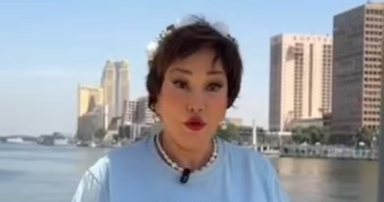 لبلبة تحتفل بعيد شم النسيم من على كورنيش النيل.. فيديو