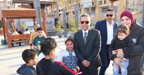 محافظ المنوفية يتفقد احتفالات الأهالي بشم النسيم بالممشى الجديد والحدائق