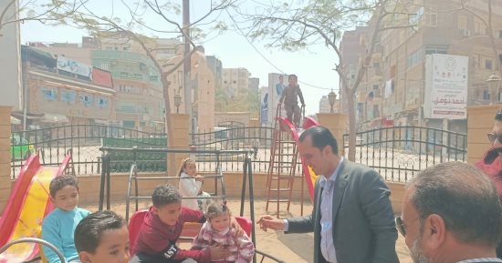 إقبال كثيف على حديقة تحيا مصر بمنوف احتفالا بعيد الربيع.. فيديو