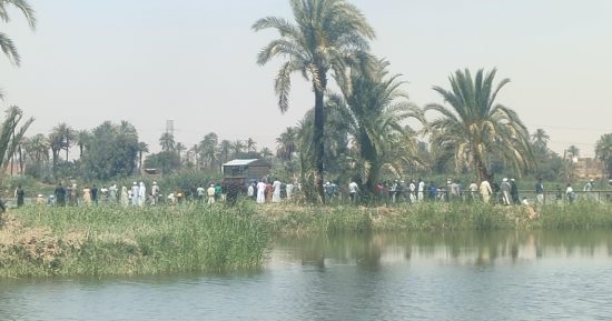 انتشال جثمان شاب غرقًا بمصرف فى مدينة أبوسمبل بأسوان