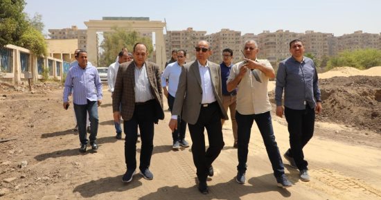 محافظ المنيا يتفقد مشروع تطوير الاستاد الرياضى وافتتاح المرحلة الأولى أغسطس