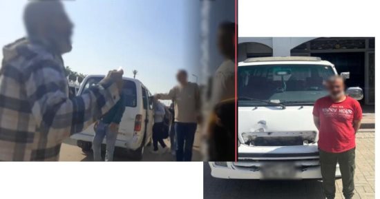 «سنجة» فى وجه الركاب.. سقوط سائق ميكروباص «بلطجى» هدد المواطنين بسلاح أبيض