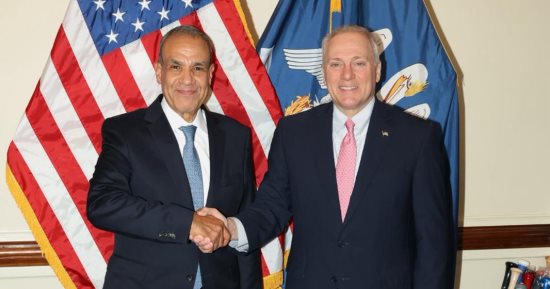 وزير الخارجية يلتقي زعيم الأغلبية الجمهورية بمجلس النواب الأمريكي 