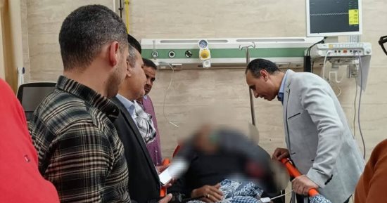إصابة 14 شخصا باختناق فى حريق داخل محل بويات ببنى سويف