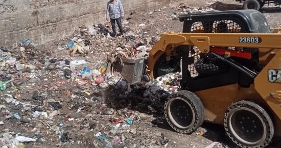 حملات مكثفة للنظافة ورفع الإشغالات وتحسين المظهر الحضاري بمراكز الفيوم