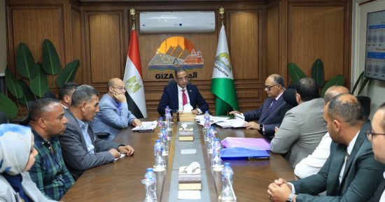 محافظ الجيزة يشدد على سرعة حسم ملف التصالح ورفع كفاءة النظافة
