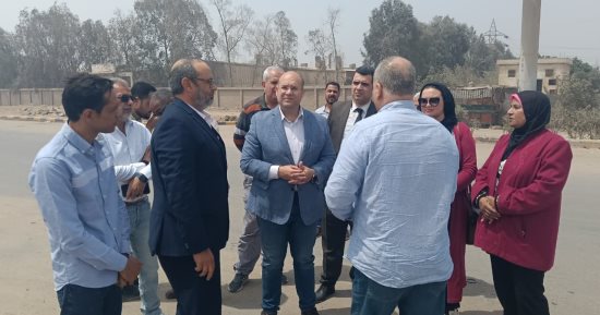 نائب محافظ الجيزة يلتقى مستثمرى المنطقة الصناعية عرب أبو ساعد