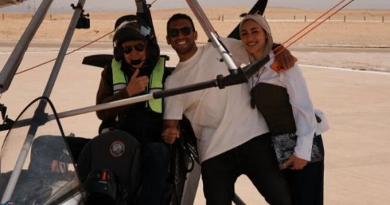 سكاي دايف فاروس تُبهر وفد الاتحاد الدولي للخماسي الحديث بجولة خيالية فوق الأهرامات