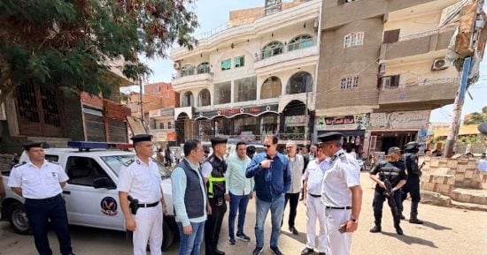 مدير أمن الفيوم يقود حملة مرورية مكبرة بمركز سنورس
