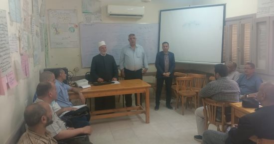 رئيس منطقة سوهاج الأزهرية يتفقد البرامج التدريبية بمركز تدريب قطاع جنوب الصعيد