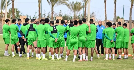 المصري يختتم استعداداته اليوم لمواجهة إنبي في الدوري