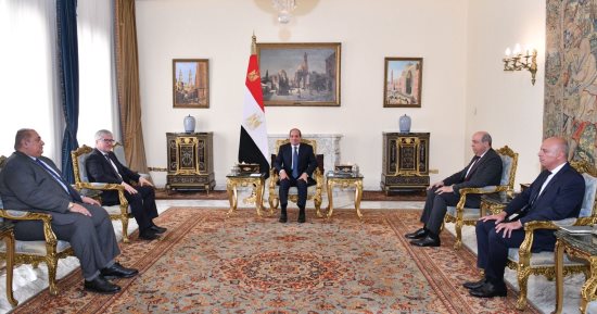 الرئيس السيسى يرحب بالتعاون القائم بين مصر ومنظمة الطيران المدني الدولي «إيكاو»