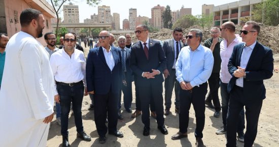 محافظ الجيزة يتفقد أعمال تطوير المدخل الجنوبي لمدينة الجيزة ويوجه بسرعة الإنجاز