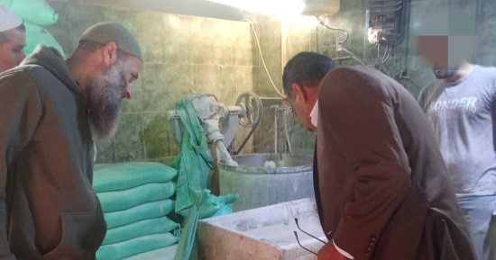 ضبط نصف طن دقيق مدعم قبل بيعه فى الإسماعيلية