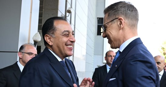 رئيس الوزراء لرئيس جمهورية فنلندا: مصر مهتمة بتعزيز التعاون فى مجال التعليم