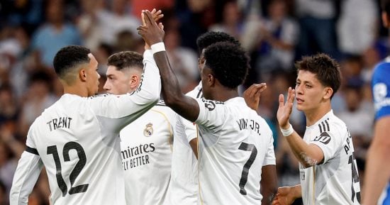 فينيسيوس يتصدر قائمة الريال لمواجهة إسبانيول في الدوري الإسباني 