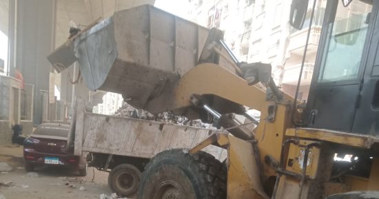 محافظ الجيزة يوجه بإزالة شادر لبيع الأغنام وفض موقف عشوائى بكعبيش