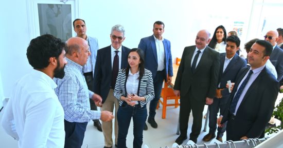 وفد الاتحاد الأوربى يتفقد المشروعات الزراعية فى البحيرة