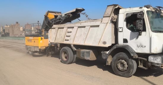 رفع كفاءة النظافة والتطوير بكوبرى والى في المنيب جنوب الجيزة