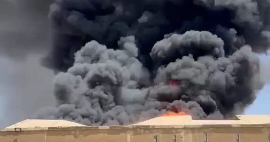 نشوب حريق فى شونة كتان بقرية شبرا ملس والحماية المدنية تحاوط النيران