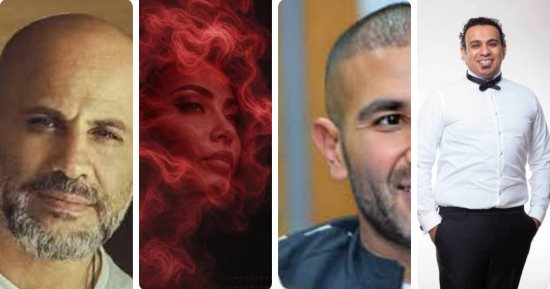 نجوم ساندوا شيرين.. أبرزهم محمود الليثى وأحمد سعد وعزيز الشافعى