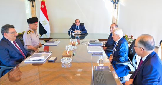الرئيس السيسى يؤكد أهمية إنجاز مشروعات مدينة الجلالة وفق أعلى المعايير العالمية