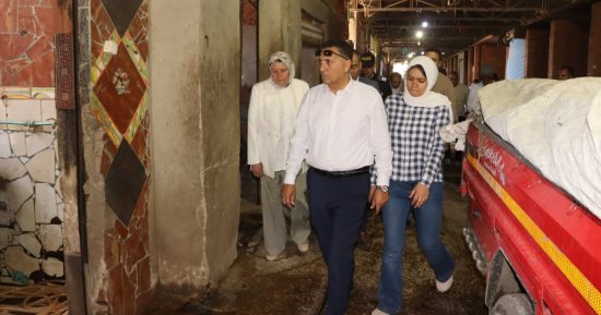 محافظ القليوبية: استكمال تطوير سوق المنيل وتحويله لسوق حضاري