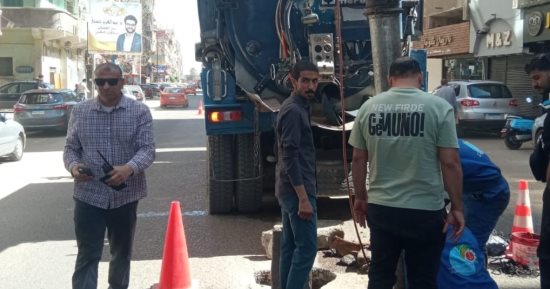 مياه القناة تُصلح هبوطًا أرضيًا بخط صرف صحي في الإسماعيلية.. اعرف التفاصيل
