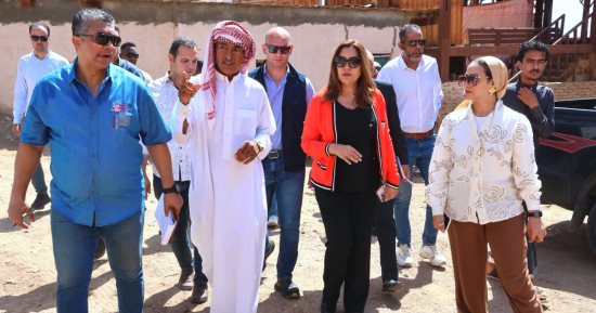 وضع مخطط متكامل لتطوير منطقة "البلو هول" بمحمية "أبو جالوم" بدهب