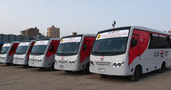 ننشر خطوط سير 18 ميني باص جديدا لربط أحياء الشروق بمحطة القطار الكهربائي الخفيف غدا