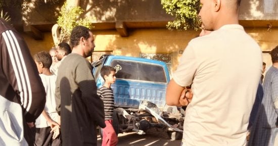 أسماء المصابين في حادث تصادم تريلا بقنا
