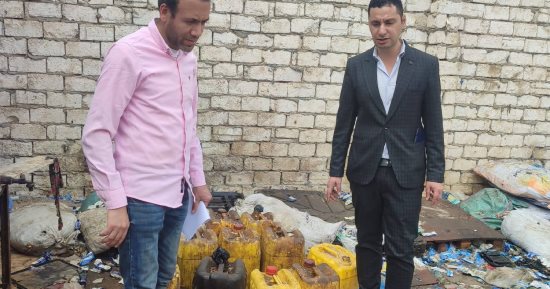 ضبط مخزن يجمع أكياس الحلوى الغير صالحة للاستهلاك الآدمى بالمنوفية