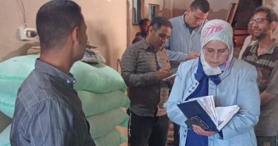ضبط مخالفات تموينية متنوعة فى حملات بالفيوم