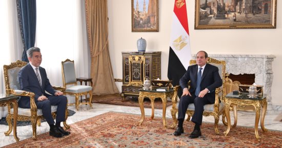 خلال استقباله رئيس جامعة هيروشيما.. الرئيس السيسى يؤكد حرص مصر على التوسع فى التعاون مع الجانب اليابانى فى المجالات التعليمية والتربوية.. ويشدد على تعظيم الاستفادة من تطبيقات التكنولوجيا الحديثة بقطاع التعليم