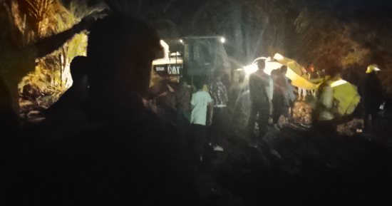 السيطرة على حريق هائل اندلع بالمزارع فى منطقة مصيعد بطور سيناء