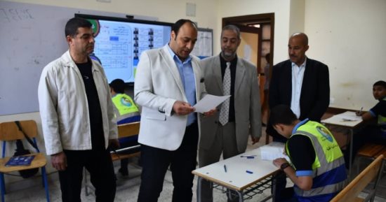 رئيس مياه الجيزة يتابع سير اختبارات آخر العام لطلاب المدرسة الثانوية الفنية