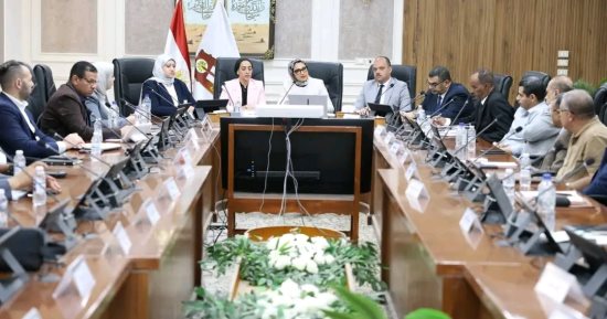 محافظ الوادى الجديد تلتقى نائب محافظ جنوب سيناء لتنفيذ مشروع التطوير المؤسسي
